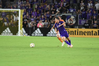 Orlando City SC, 22 Eylül 2018 'de Florida Exploria Stadyumu' nda Houston Dynamo 'yu ağırladı..