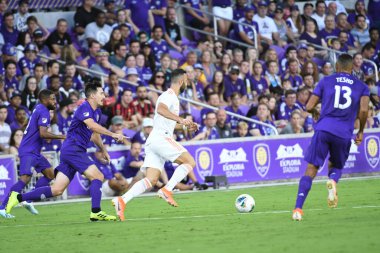 Orlando City SC, 6 Ağustos Salı günü Orlando Florida 'daki Exploria Stadyumu' nda oynanan ABD Kupası sırasında Atlanta United FC 'ye ev sahipliği yaptı..