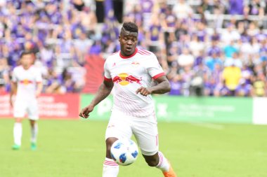 Orlando City, 31 Mart 2018 'de Orlando Florida' daki Exploria Stadyumu 'nda New York Red Bulls' a ev sahipliği yaptı..  