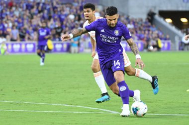Orlando City SC, 6 Ağustos Salı günü Orlando Florida 'daki Exploria Stadyumu' nda oynanan ABD Kupası sırasında Atlanta United FC 'ye ev sahipliği yaptı..