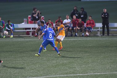 Atlanta United sunucusu Tigres & MLS Homegrown takımları 31 Temmuz 2018 'de Atlanta, Georgia' da düzenlenen MLS All Star haftasında.