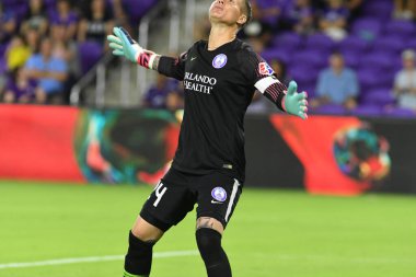 Orlando Pride, 23 Mayıs 2018 'de Orlando Florida' daki Exploria Stadyumu 'nda Kuzey Carolina Cesareti' ne ev sahipliği yapmaktadır..  