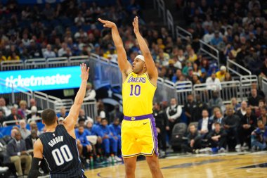 Orlando Magic 11 Aralık 2019 Çarşamba günü Orlando Forida 'daki Amway Center' da Los Angeles Lakers 'a ev sahipliği yaptı..  