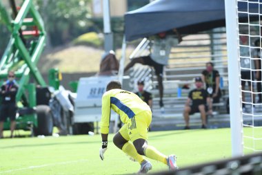 Toronto FC, 13 Temmuz 2020 tarihinde Orlando Florida 'daki ESPN Wild World of Sports' ta düzenlenen MLS Back Tournament sırasında D.C. United ile karşılaştı. Fotoğraf: Marty Jean-Louis
