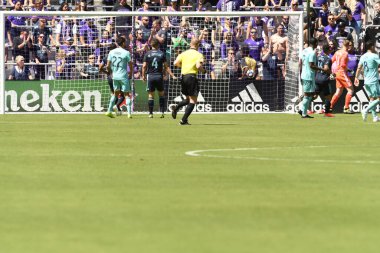 Orlando City SC 20 Nisan 2019 'da Orlando City Stadyumu' nda Vancouver Whitecaps 'a ev sahipliği yapıyor..  