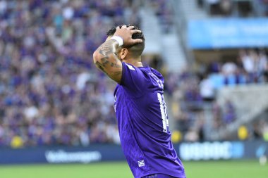 Orlando City SC, 6 Ağustos Salı günü Orlando Florida 'daki Exploria Stadyumu' nda oynanan ABD Kupası sırasında Atlanta United FC 'ye ev sahipliği yaptı..