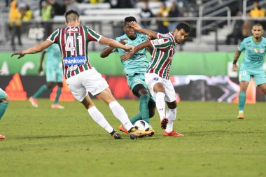 Fluminense, Florida Kupası 'nda 15 Ocak 2018' de Orlando Florida 'da oynanan Spektrum Stadyumu' nda Barcelona SC 'ye karşı..
