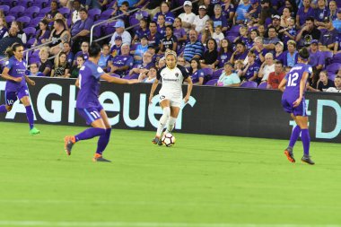 Orlando Pride, 23 Mayıs 2018 'de Orlando Florida' daki Exploria Stadyumu 'nda Kuzey Carolina Cesareti' ne ev sahipliği yapmaktadır..  
