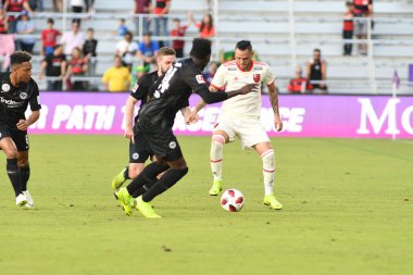 Flamengo Eintracht Frankfurt 'a karşı 12 Ocak 2019 Cumartesi günü Orlando City Stadyumu' nda.  