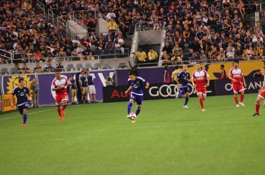 Orlando City SC, 8 Mayıs 2015 'te Florida' daki Kamp Dünyası Stadyumu 'nda Los Angeles Galaksisi' ne ev sahipliği yaptı.. 