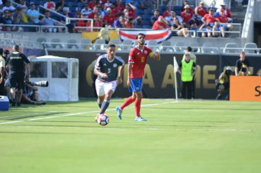 Kosta Rika, Copa America Centenario sırasında Paraguay ile Orlando Florida 'daki Dünya Kampı Stadyumu' nda karşılaştı.. 