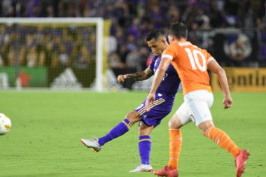 Orlando City SC, 22 Eylül 2018 'de Florida Exploria Stadyumu' nda Houston Dynamo 'yu ağırladı..