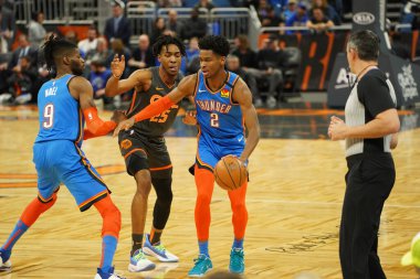 Orlando Magic 22 Ocak 2020 'de Orlando Florida' daki Amway Center 'da Oklahoma Thunder' a ev sahipliği yaptı..  