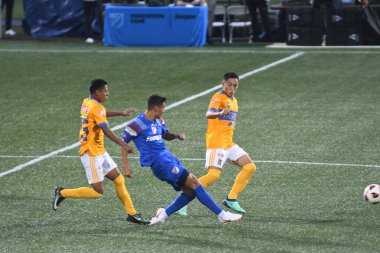 Atlanta United sunucusu Tigres & MLS Homegrown takımları 31 Temmuz 2018 'de Atlanta, Georgia' da düzenlenen MLS All Star haftasında.