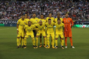 Paris Saint-Germain, Tottenham Hotspur 'a karşı 22 Temmuz 2017' de Orlando Florida 'daki Citrus Bowl' da.   