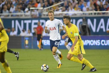 Paris Saint-Germain, Tottenham Hotspur 'a karşı 22 Temmuz 2017' de Orlando Florida 'daki Citrus Bowl' da.  