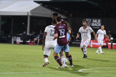 Real Salt Lake, 12 Temmuz 2020 'de Orlando Florida' da düzenlenen MLS Sırt Turnuvası sırasında Colorado Rapids ile karşı karşıya.