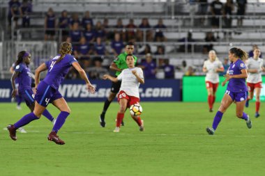 Orland Pride, 25 Ağustos 2018 'de Orlando Florida' daki Exploria Stadyumu 'nda Chicago Red Stars' a ev sahipliği yapıyor..  