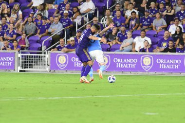 Orlando City 26 Temmuz 2018 'de Florida Exploria Stadyumu' nda NYC FC 'ye ev sahipliği yaptı. Fotoğraf: Marty Jean-Louis