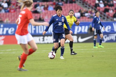 Japonya, İngiltere 'ye karşı Raymond James Stadyumu' nda 5 Mart 2019 'da Tampa Florida' da.