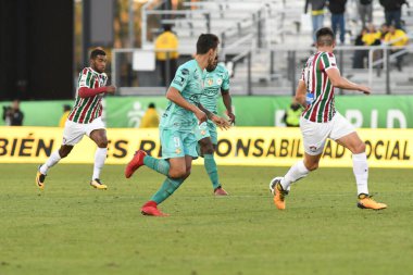 Fluminense, Florida Kupası 'nda 15 Ocak 2018' de Orlando Florida 'da oynanan Spektrum Stadyumu' nda Barcelona SC 'ye karşı..
