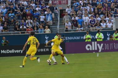 Paris Saint-Germain, Tottenham Hotspur 'a karşı 22 Temmuz 2017' de Orlando Florida 'daki Citrus Bowl' da. 