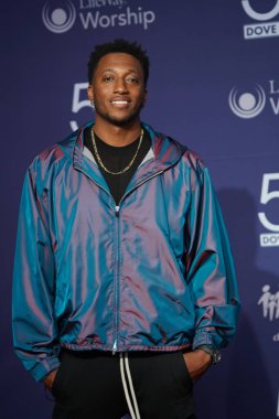 15 Ekim 2019 'da Nashville, Tennessee' deki Linbscome Üniversitesi 'nde verilen 50. GMA Dove Ödülleri sırasında kırmızı halı.