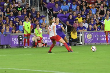 Orland Pride, 25 Ağustos 2018 'de Orlando Florida' daki Exploria Stadyumu 'nda Chicago Red Stars' a ev sahipliği yapıyor..  