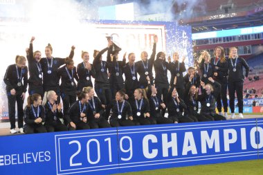 SheBelieves Kupası, 5 Mart 2019 tarihinde Tampa Florida Raymond James Stadyumu 'nda İngiltere' yi şampiyon ilan etmiştir. Fotoğraf: Marty Jean-Louis