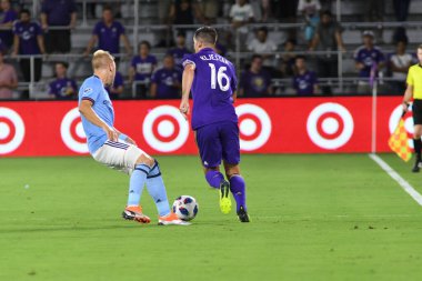 Orlando City 26 Temmuz 2018 'de Florida Exploria Stadyumu' nda NYC FC 'ye ev sahipliği yaptı. Fotoğraf: Marty Jean-Louis