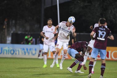 Real Salt Lake, 12 Temmuz 2020 'de Orlando Florida' da düzenlenen MLS Sırt Turnuvası sırasında Colorado Rapids ile karşı karşıya.