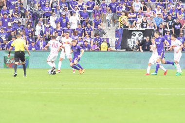 Orlando City, 31 Mart 2018 'de Orlando Florida' daki Exploria Stadyumu 'nda New York Red Bulls' a ev sahipliği yaptı..  
