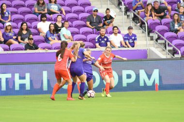 Orlando Pride, 27 Haziran 2018 tarihinde Orlando City Stadyumu 'nda Houston Dash' e ev sahipliği yaptı..  