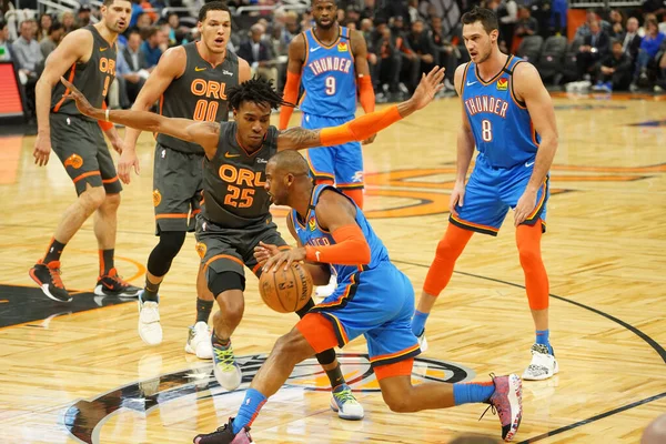 Orlando Magic Gastheer Van Oklahoma Thunder Het Amway Center Orlando — Stockfoto