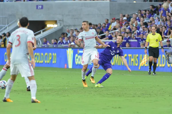 Orlando City Värd För Atlanta United Orlando City Stadium Orlandon — Stockfoto