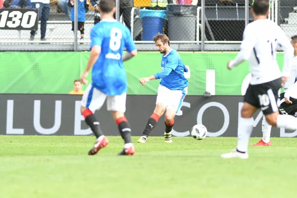 Rangers Corinthians Durante Copa Flórida Spectrum Stadium Janeiro 2018 Orlando — Fotografia de Stock