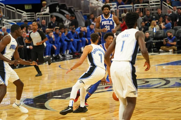 Orlando Magic 13 Ekim 2019 'da Florida, Orlando' daki Amway Center 'da Philadelphia 76ers' a ev sahipliği yaptı.. 