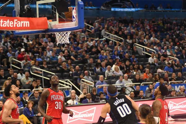 Orlando Magic Host Louisiana Pelicans Het Amway Center Orlando Florida — Stockfoto