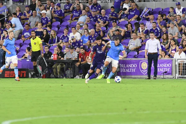 Orlando City Accueille Nyc Stade Exploria Orlando Floride Juillet 2018 — Photo