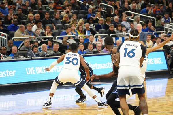 Orlando Magic Accueille Les Timberwolves Minnesota Amway Center Vendredi Février — Photo