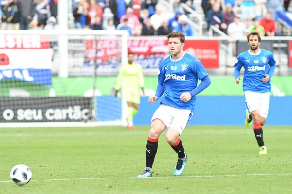 Rangers Corinthians Durante Copa Flórida Spectrum Stadium Janeiro 2018 Orlando — Fotografia de Stock