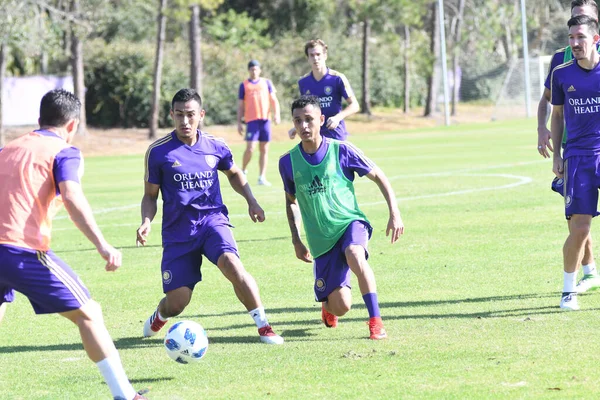 Orlando Şehir Futbol Kulübü Sahada — Stok fotoğraf