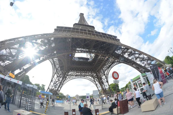 Die Verschönerte Stadt Paris Frankreich Mai 2017 — Stockfoto