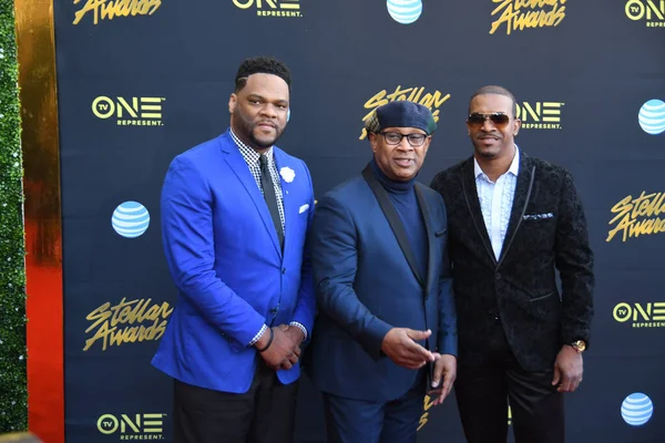 24 Mart 2018 Cumartesi günü Las Vegas 'taki Orleans Resort' ta düzenlenen 33. Yıldız Ödülleri Kırmızı Halı sırasında ünlüler.