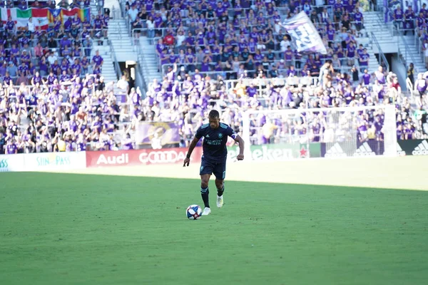 Orlando City Hosts Vancouver Whitecaps Orlando City Stadium Saturday April — Stockfoto