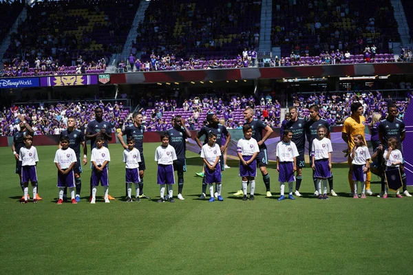 Orlando City Acoge Las Whitecaps Vancouver Orlando City Stadium Sábado — Foto de Stock