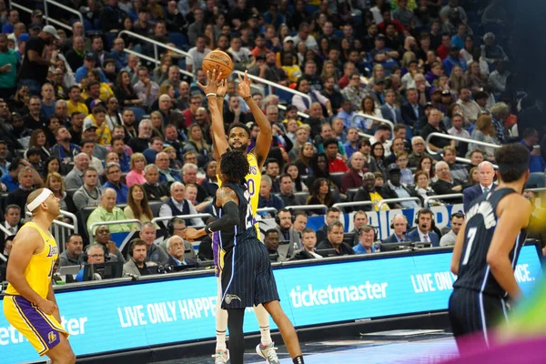 Orlando Magic Φιλοξενεί Τους Lakers Στο Amway Center Στο Orlando — Φωτογραφία Αρχείου