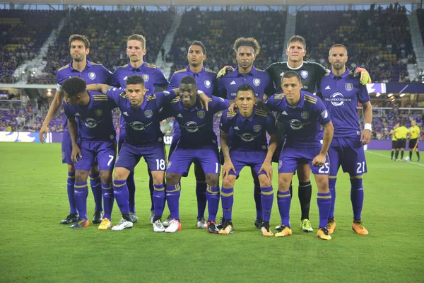 Orlando City Acoge Las Whitecaps Vancouver Orlando City Stadium Agosto — Foto de Stock