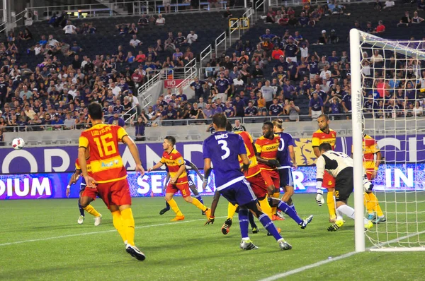 Orlando City Hospeda Fort Lauderdale Strikers Estádio Mundial Camping Orlando — Fotografia de Stock