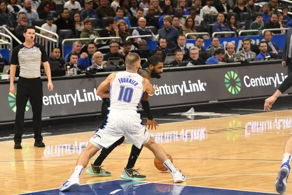 Orlando Magic Hostí Boston Celtics Stadionu Amway Sobotu Ledna 2019 — Stock fotografie